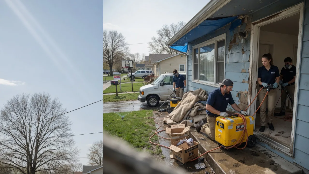 Basement Flood Cleanup in Denton, NE near me